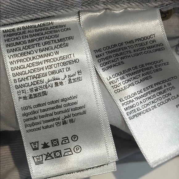 Calvin Klein Grey Boot Cut Straight Leg Jeans Denim Size 28 - Picture 6 of 10